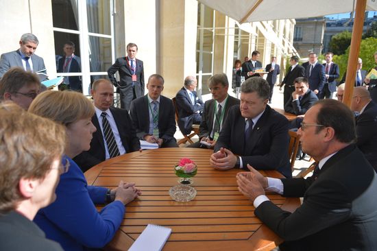 President Vladimir Putin visits France