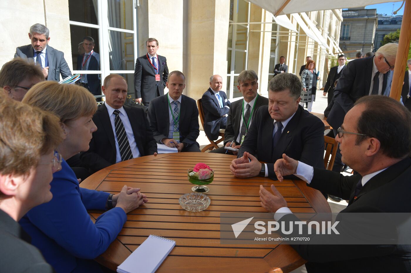 President Vladimir Putin visits France