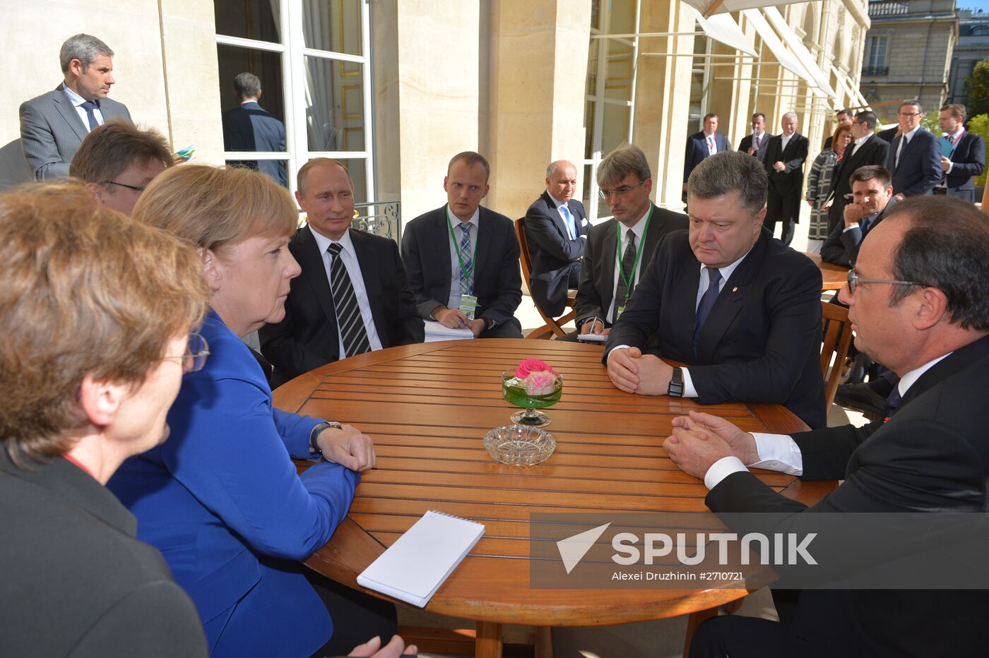 President Vladimir Putin visits France