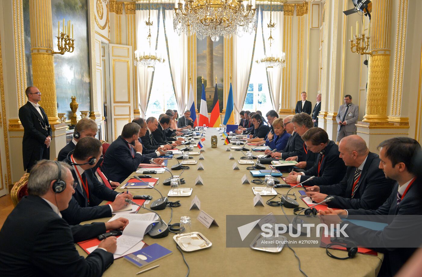 President Putin visits France