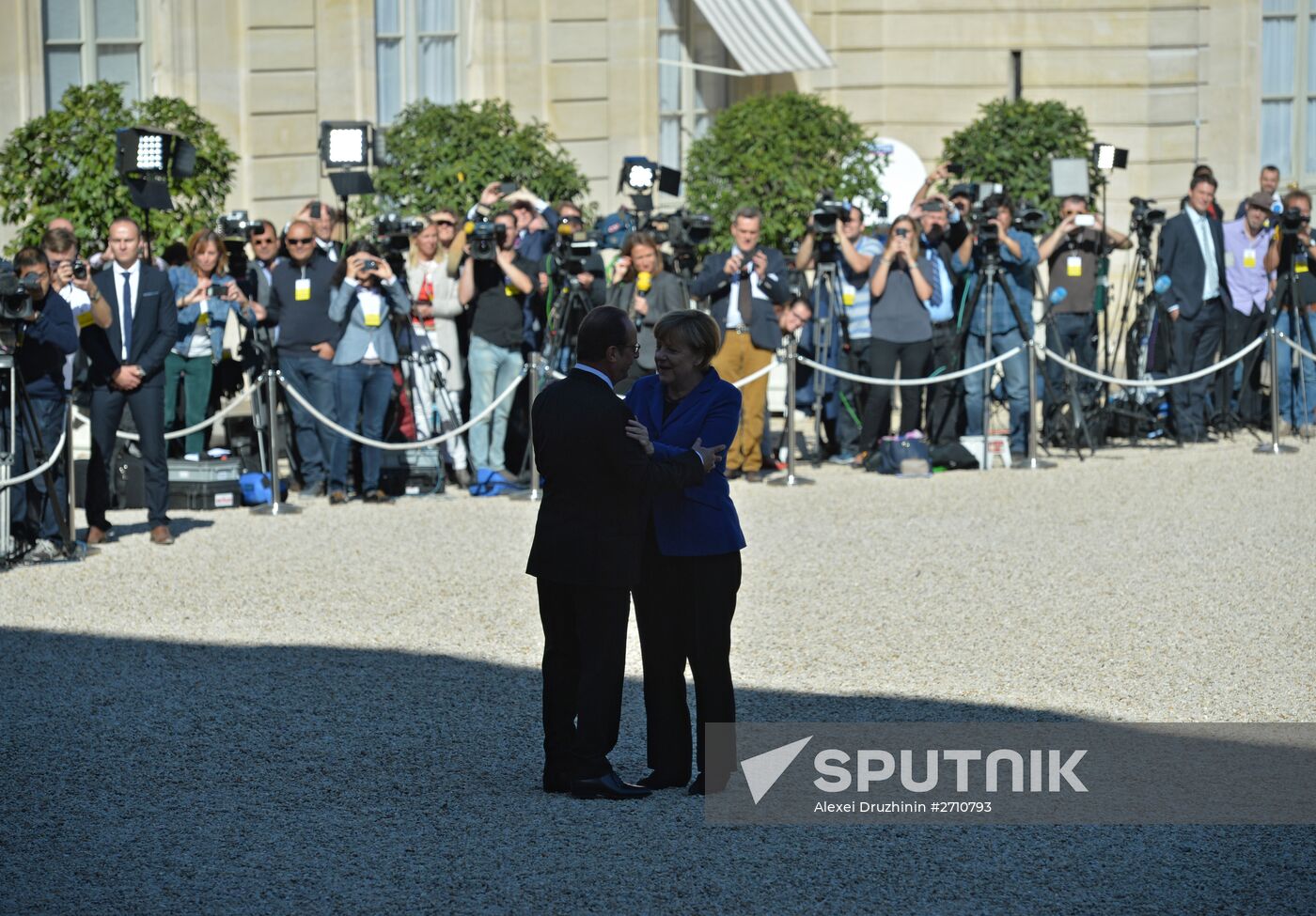 President Putin visits France