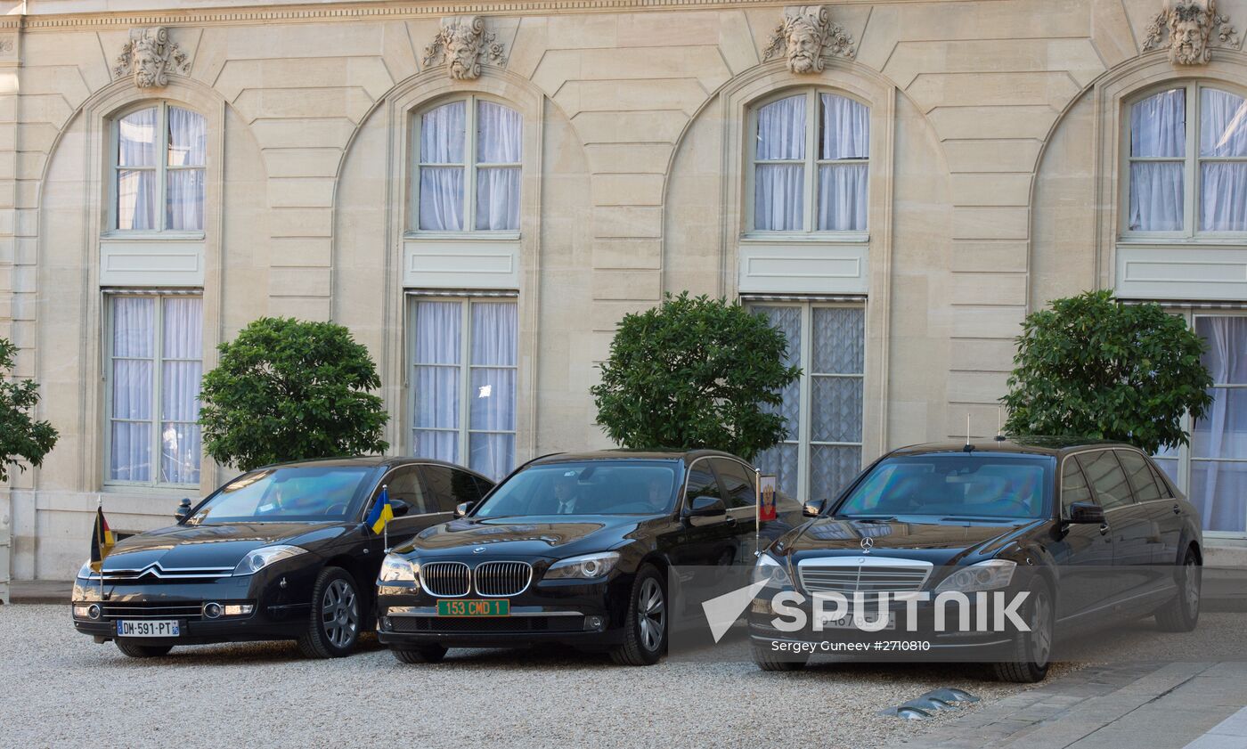 President Vladimir Putin visits France