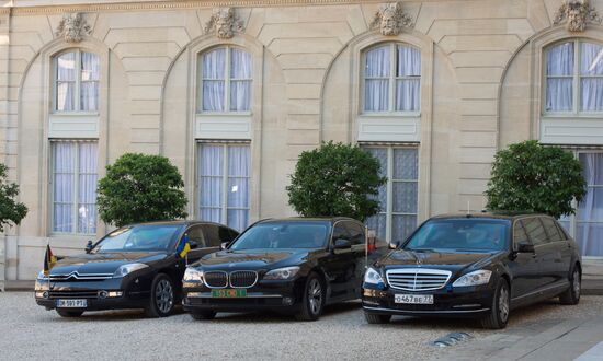 President Vladimir Putin visits France