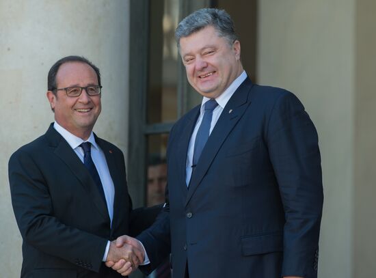 President Vladimir Putin visits France