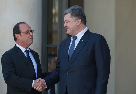 President Vladimir Putin visits France