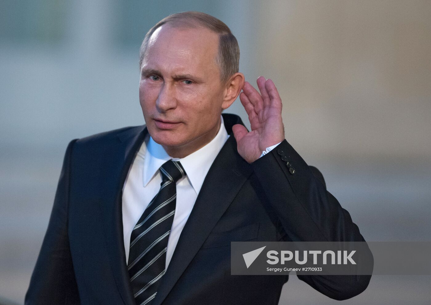 President Vladimir Putin visits France