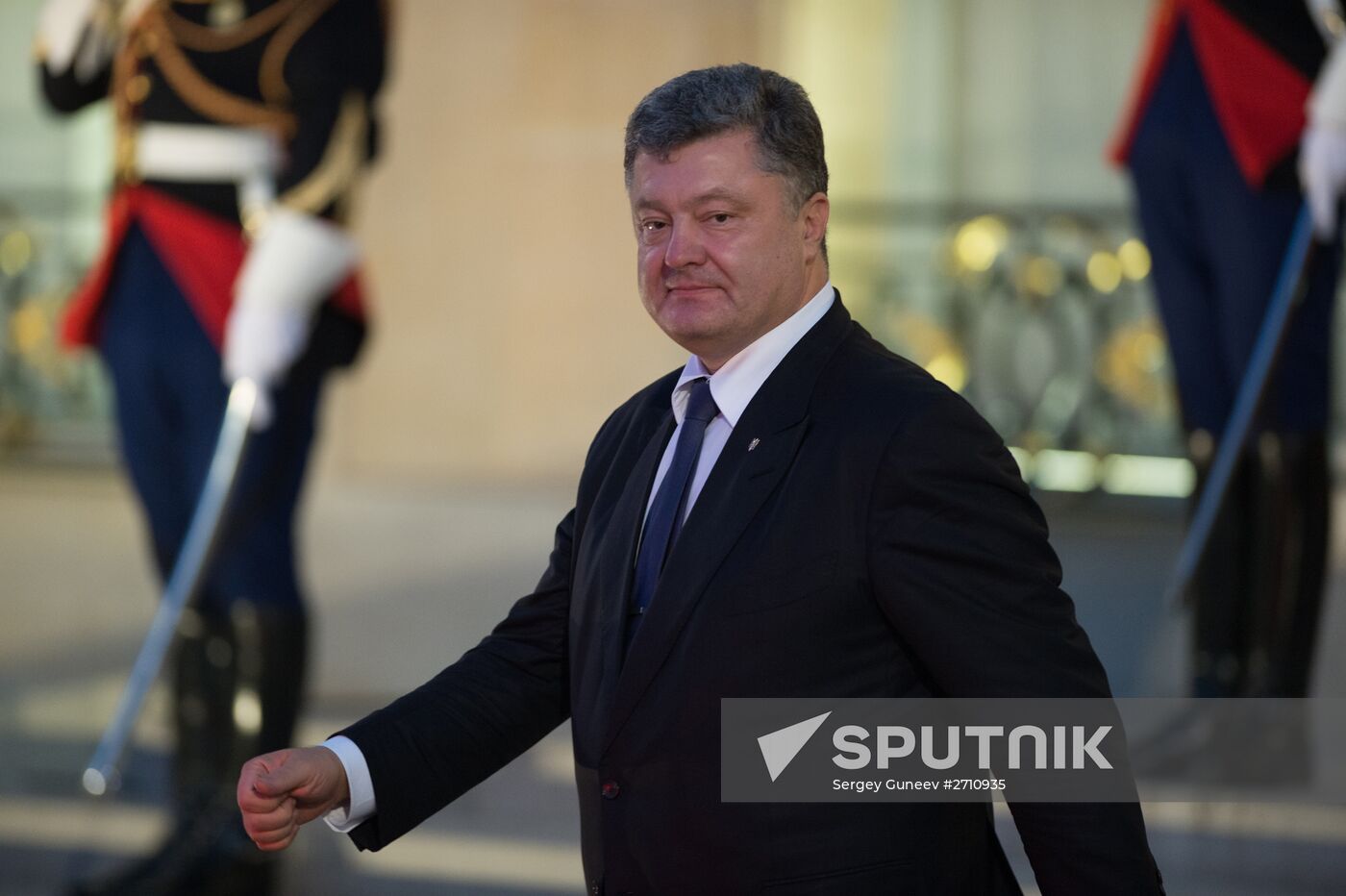 President Vladimir Putin visits France