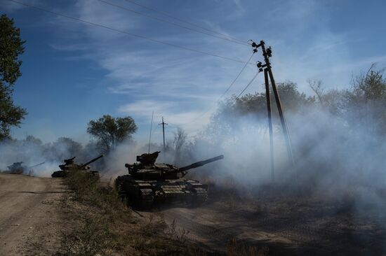 Withdrawal of weapons below 100mm began in Luhansk People's Republic