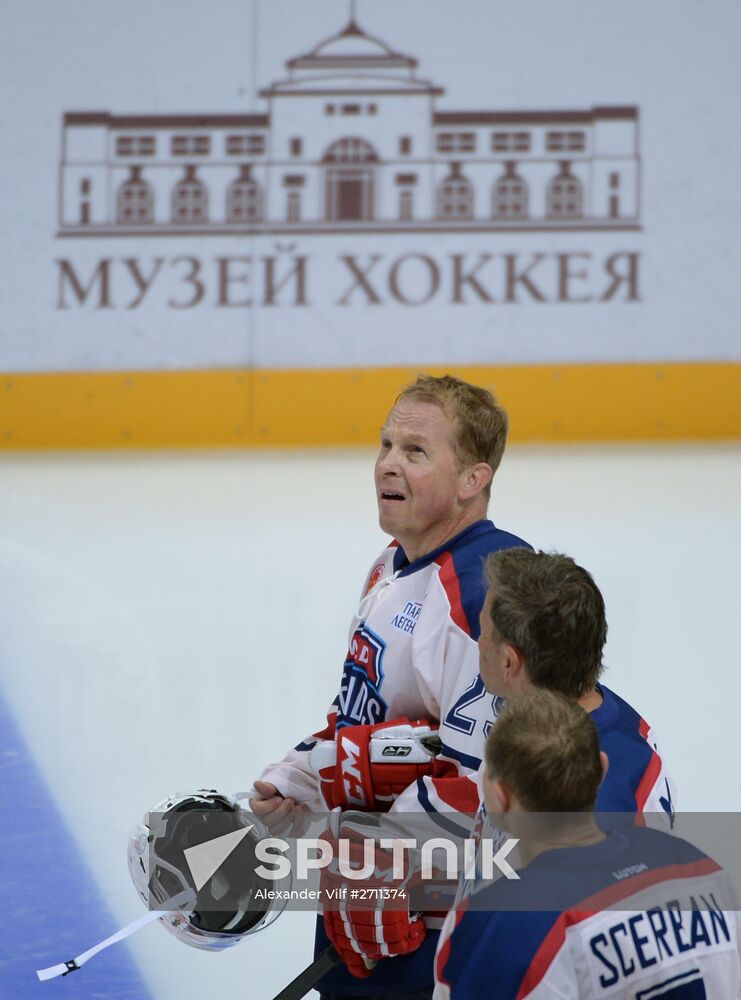 Hockey. Legends Accept the Challenge exhibition match