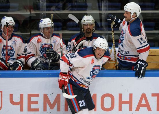 Hockey. Legends Accept the Challenge exhibition match