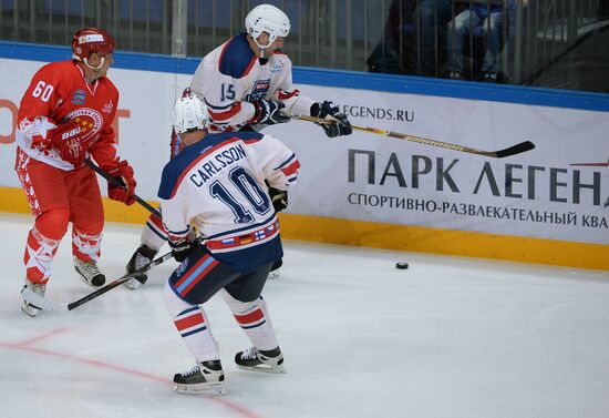 Hockey. Legends Accept the Challenge exhibition match