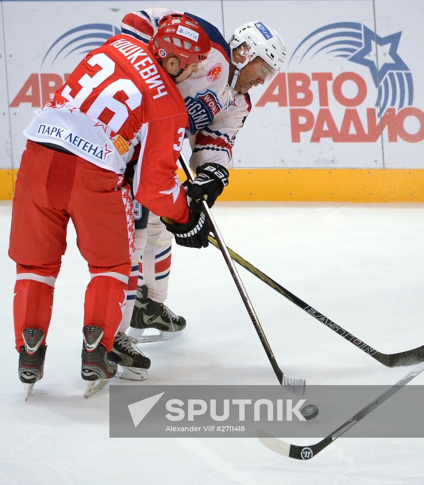 Hockey. Legends Accept the Challenge exhibition match