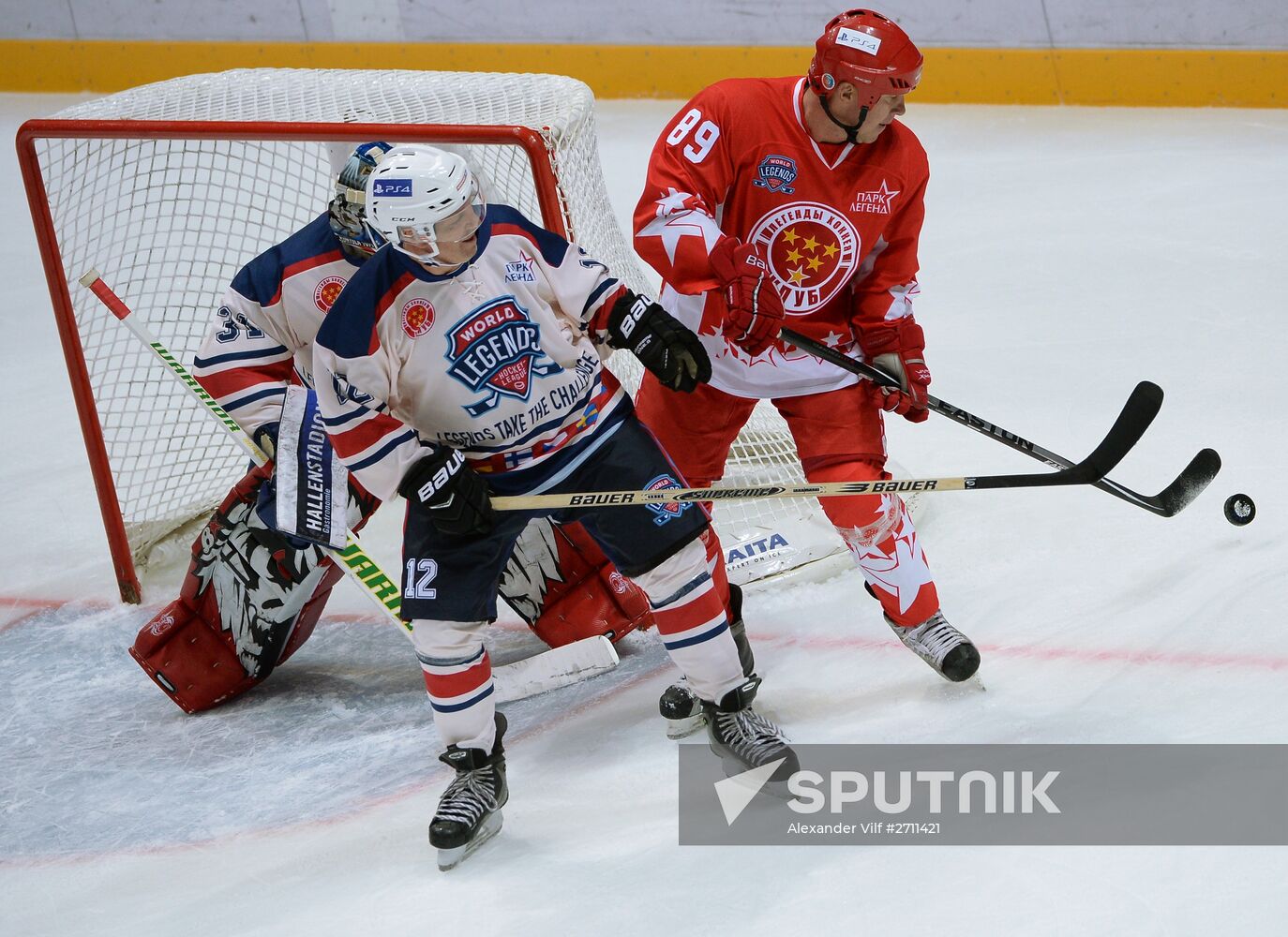 Hockey. Legends Accept the Challenge exhibition match