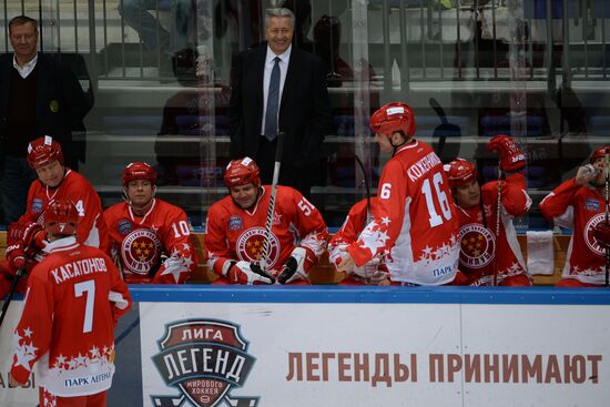 Hockey. Legends Accept the Challenge exhibition match