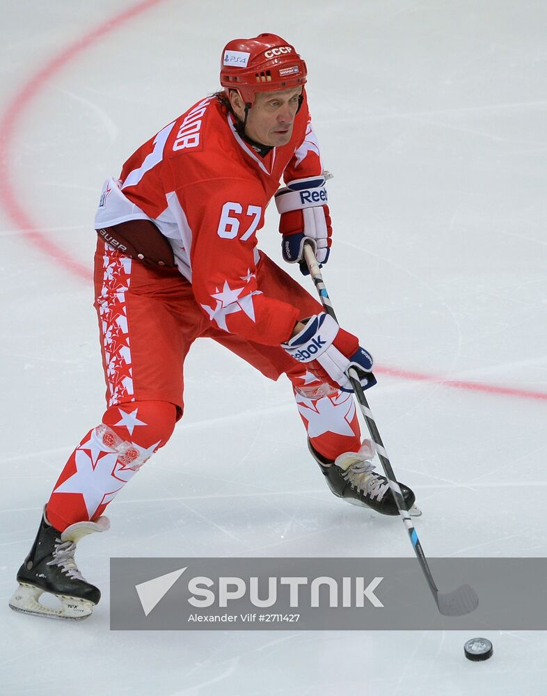 Hockey. Legends Accept the Challenge exhibition match