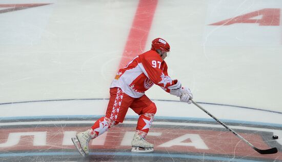 Hockey. Legends Accept the Challenge exhibition match