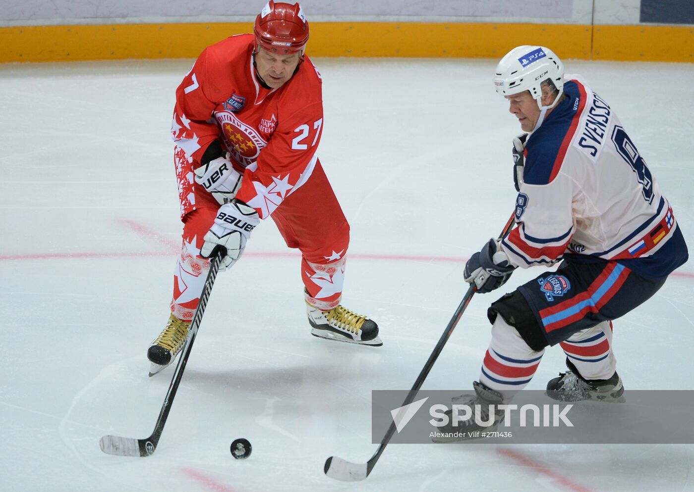 Hockey. Legends Accept the Challenge exhibition match