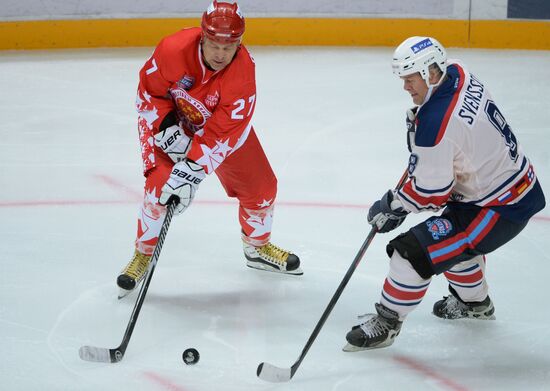 Hockey. Legends Accept the Challenge exhibition match