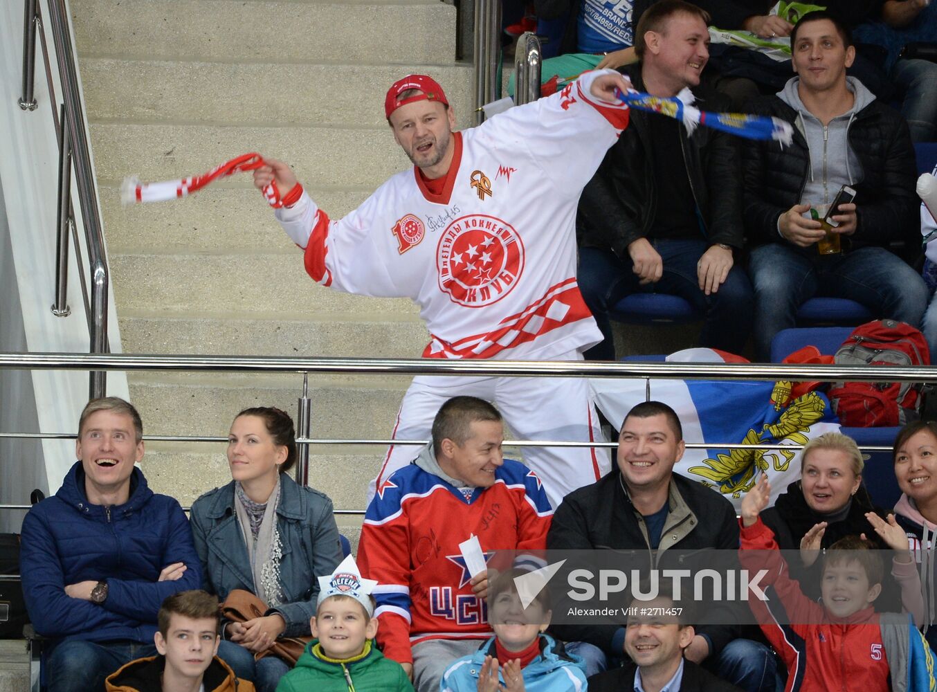 Hockey. Legends Accept the Challenge exhibition match