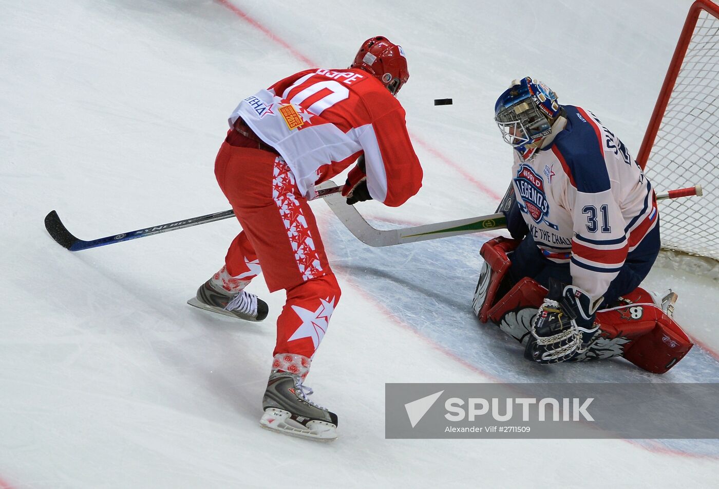 Hockey. Legends Accept the Challenge exhibition match
