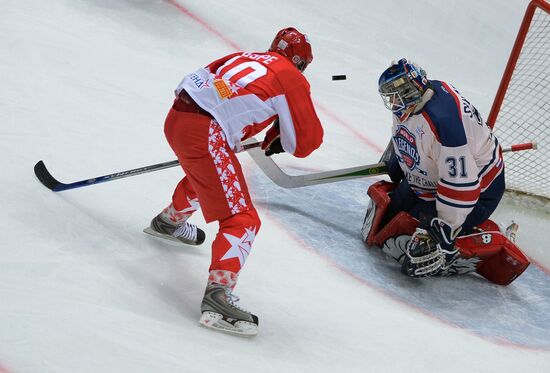 Hockey. Legends Accept the Challenge exhibition match
