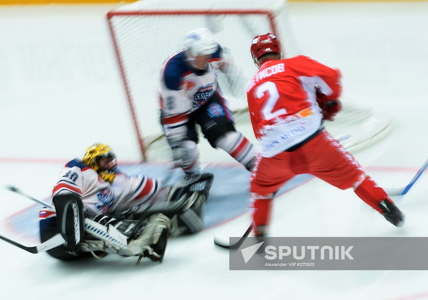 Hockey. Legends Accept the Challenge exhibition match