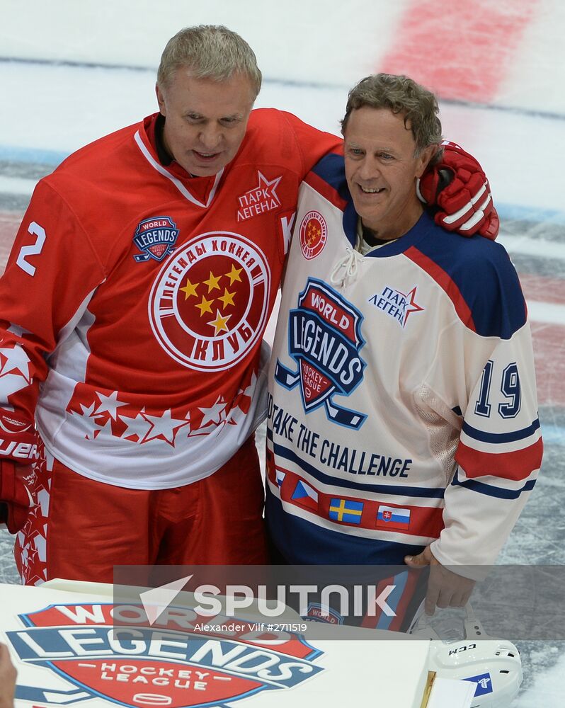 Hockey. Legends Accept the Challenge exhibition match