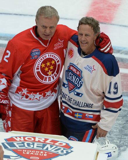 Hockey. Legends Accept the Challenge exhibition match