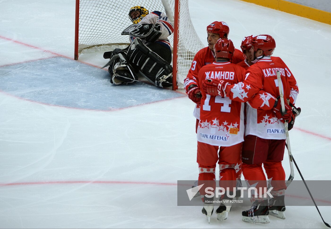 Hockey. Legends Accept the Challenge exhibition match