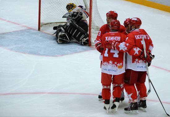 Hockey. Legends Accept the Challenge exhibition match