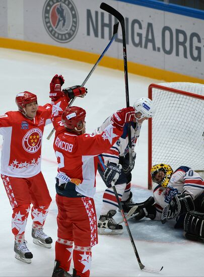 Hockey. Legends Accept the Challenge exhibition match