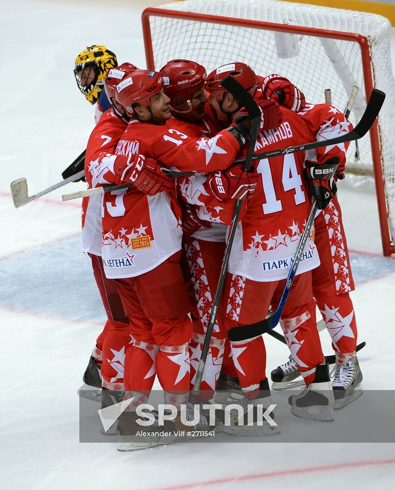 Hockey. Legends Accept the Challenge exhibition match