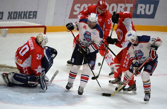 Hockey. Legends Accept the Challenge exhibition match