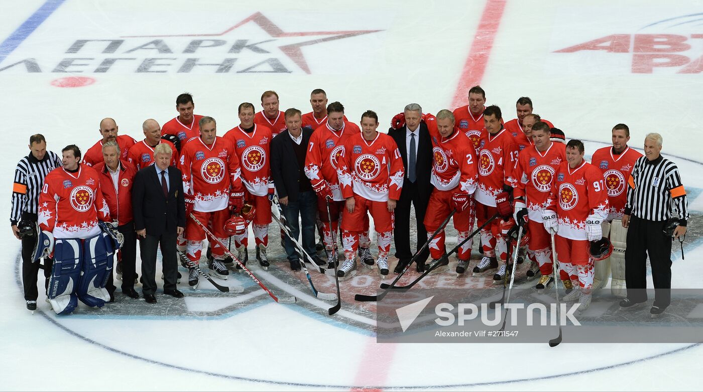 Hockey. Legends Accept the Challenge exhibition match