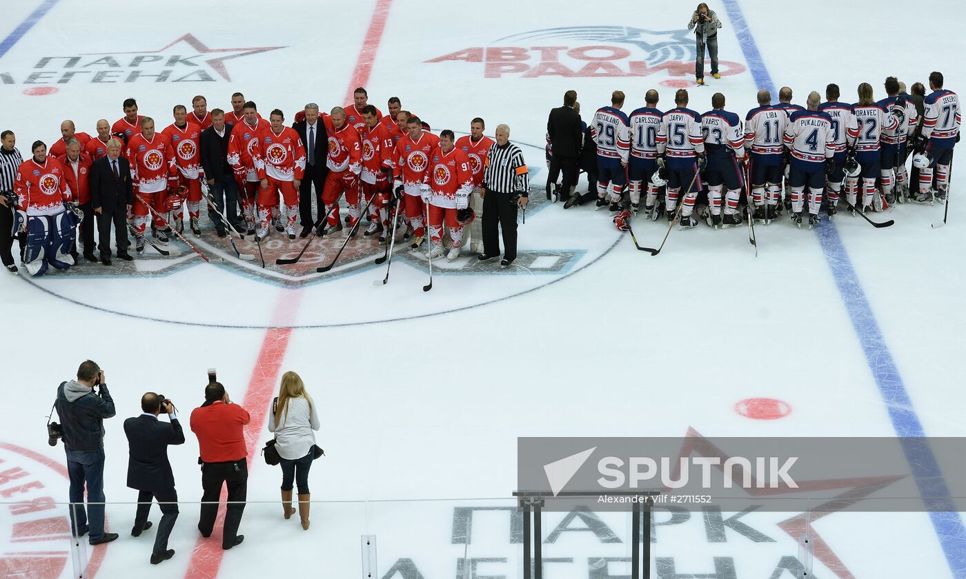 Hockey. Legends Accept the Challenge exhibition match