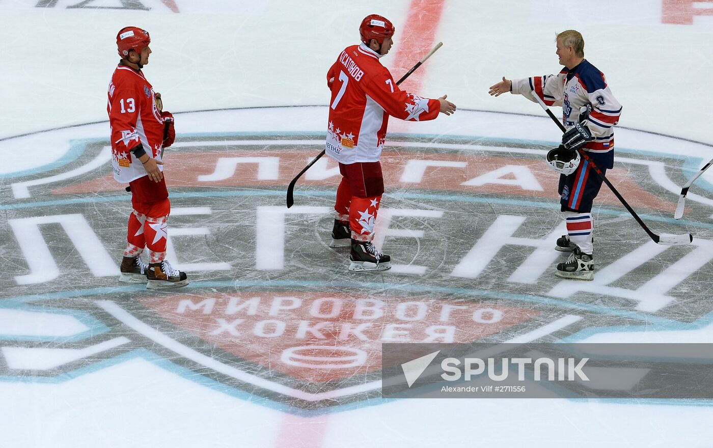 Hockey. Legends Accept the Challenge exhibition match