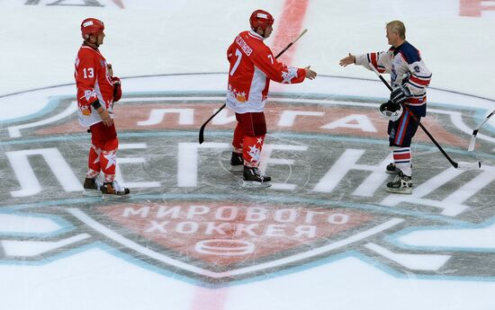 Hockey. Legends Accept the Challenge exhibition match