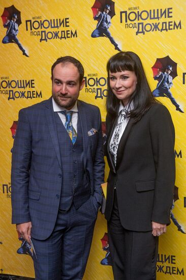 Singing in the Rain musical opening night