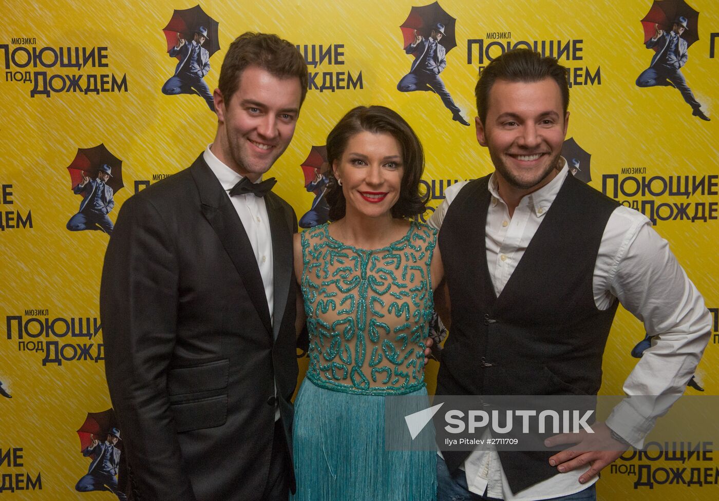 Singing in the Rain musical opening night