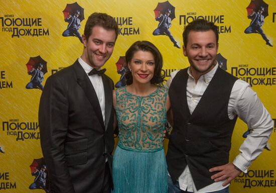 Singing in the Rain musical opening night