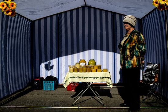 Agricultural fair in Veliky Novgorod