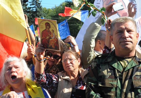 Anti-government protests in Chisinau