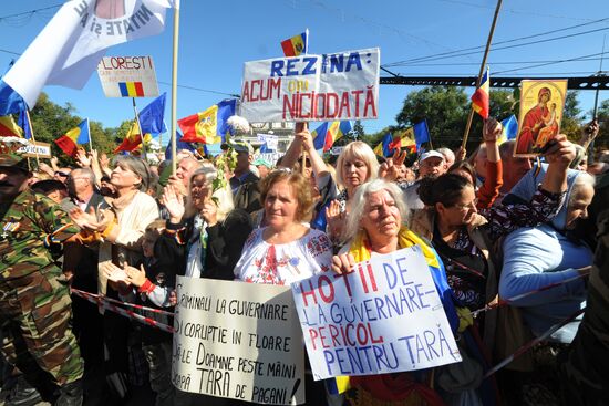 Anti-government protests in Chisinau