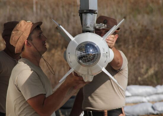 Russian military air group at Khmeimim airbase in Syria