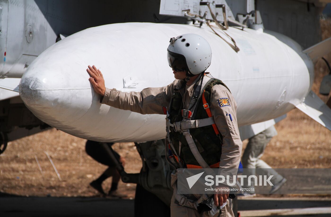 Russian military air group at Khmeimim airbase in Syria