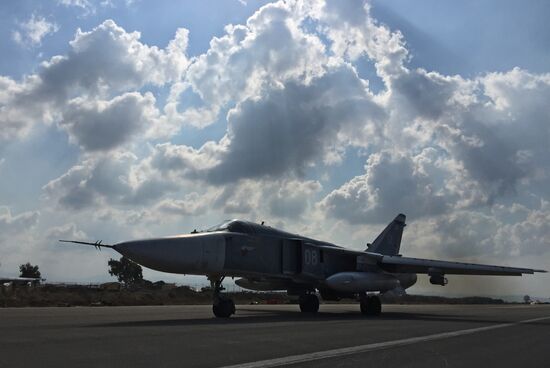 Russian tactical group seen at Hmeimim aerodrome in Syria