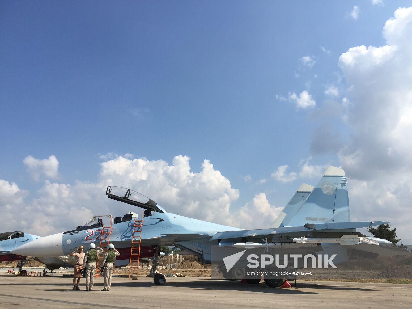 Russian tactical group seen at Hmeimim aerodrome in Syria