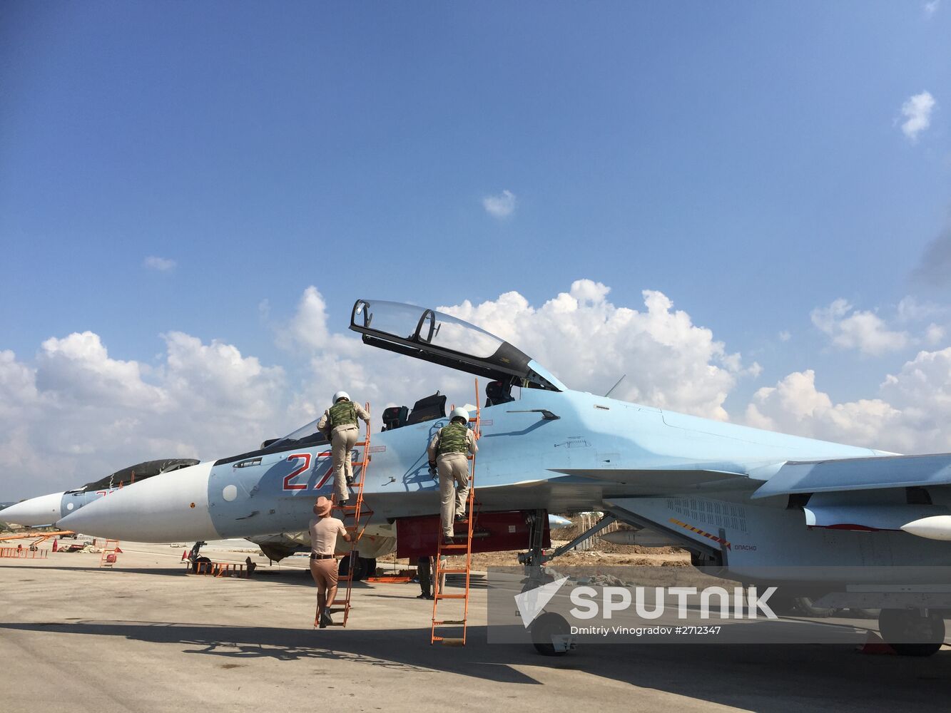 Russian tactical group seen at Hmeimim aerodrome in Syria