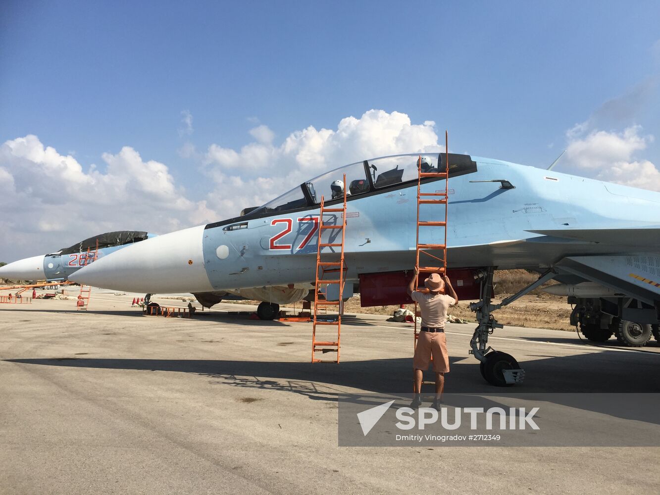 Russian tactical group seen at Hmeimim aerodrome in Syria