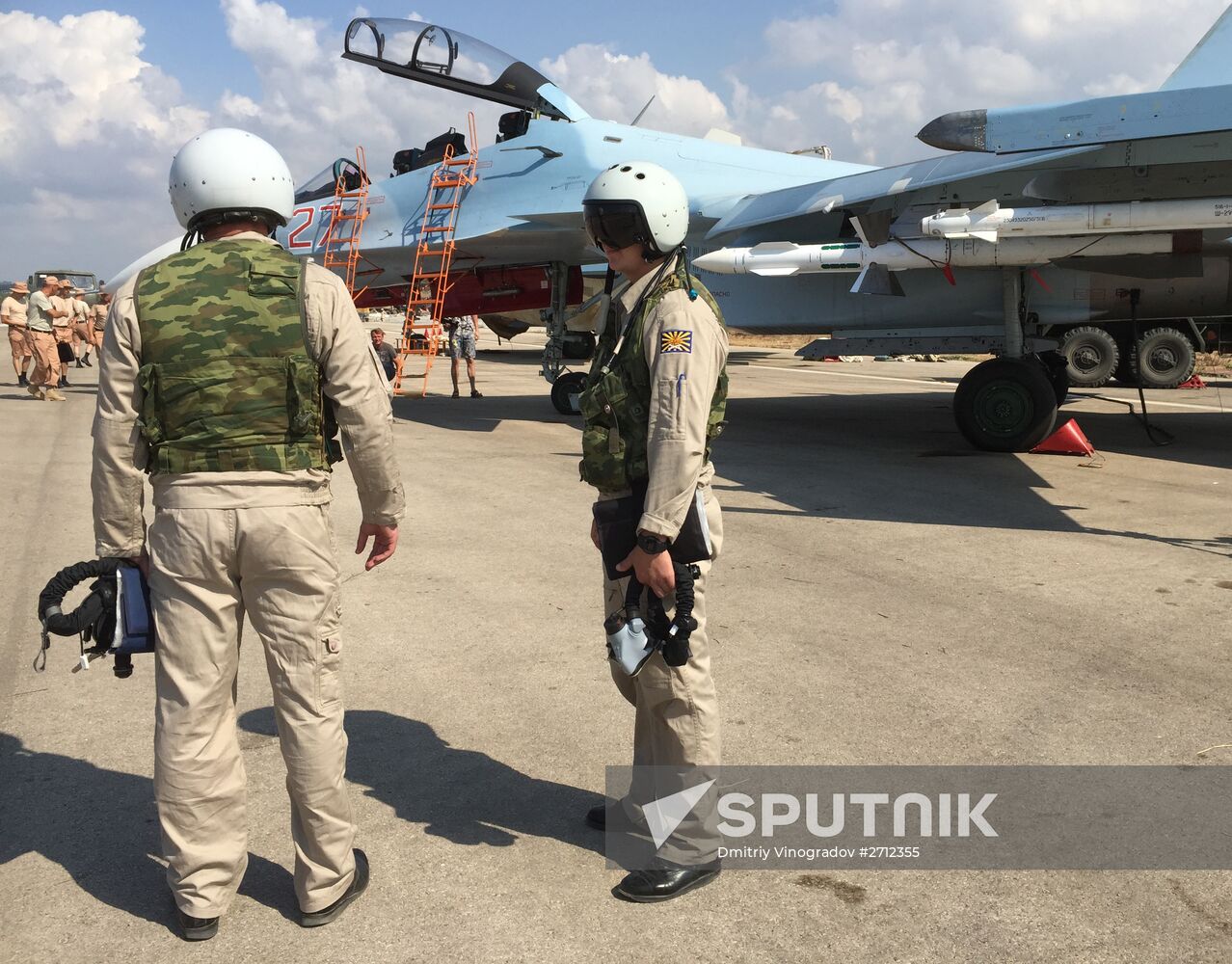 Russian tactical group seen at Hmeimim aerodrome in Syria